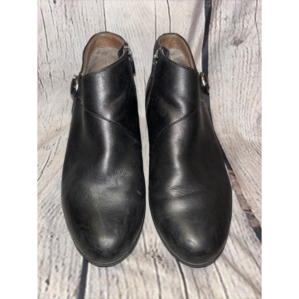 Dansko 3132100200 Darbie Black Pump Heels Ankle Boot Women's US 8 EU 39